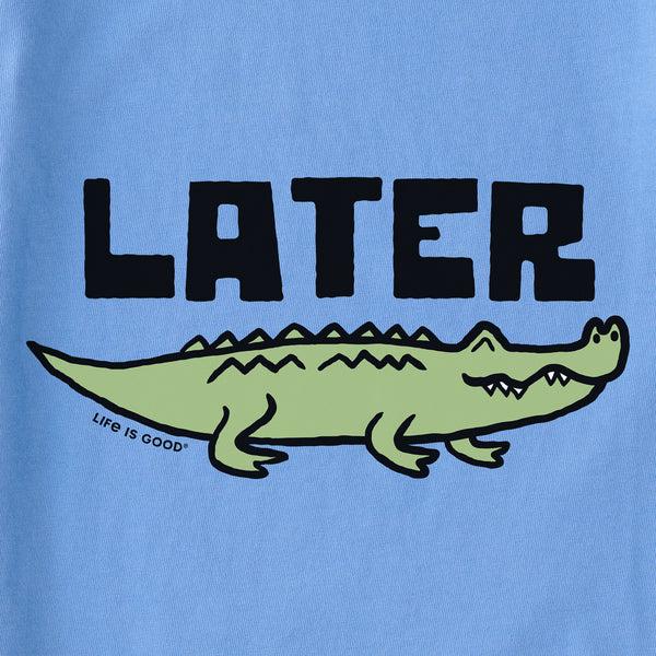 Life Is Good Kids Later Gator Short Sleeve Crusher Tee
