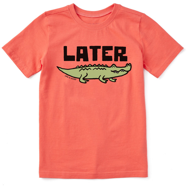 life is good Kids Later Gator Short Sleeve Crusher Tee