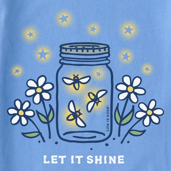 Life Is Good Kids Let It Shine Jar Short Sleeve Crusher Tee