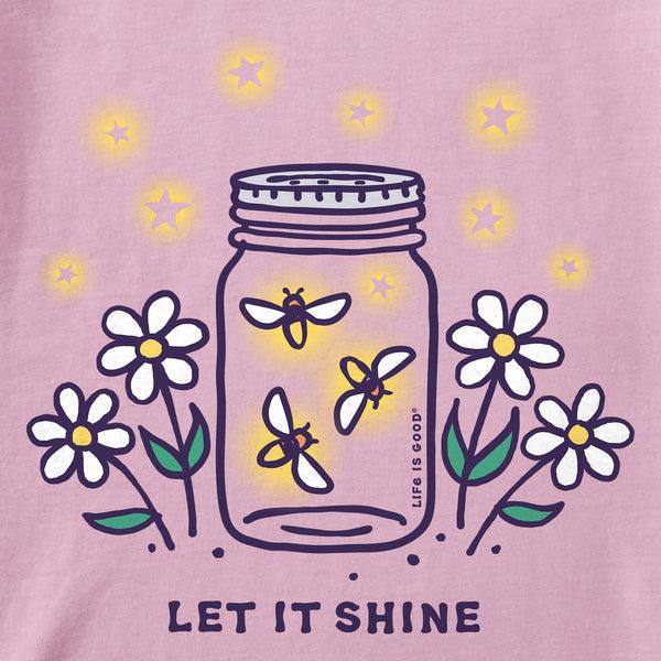 Life Is Good Kids Let It Shine Jar Short Sleeve Crusher Tee