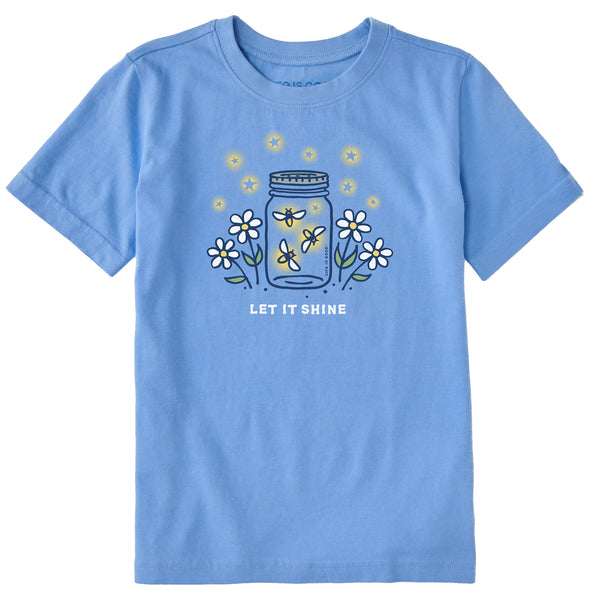 life is good Kids Let it Shine Jar Short Sleeve Crusher Tee