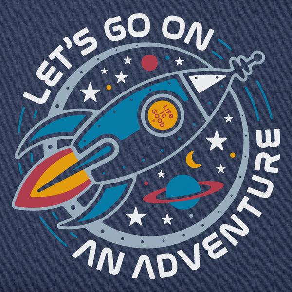 Life Is Good Kids Let's Go On An Adventure Short Sleeve Crusher Tee