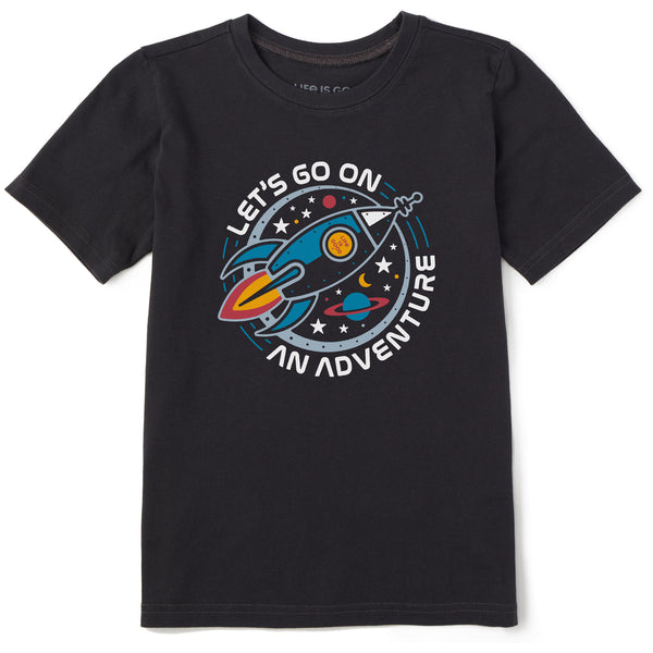 Life Is Good Kids Let's Go On An Adventure Short Sleeve Crusher Tee