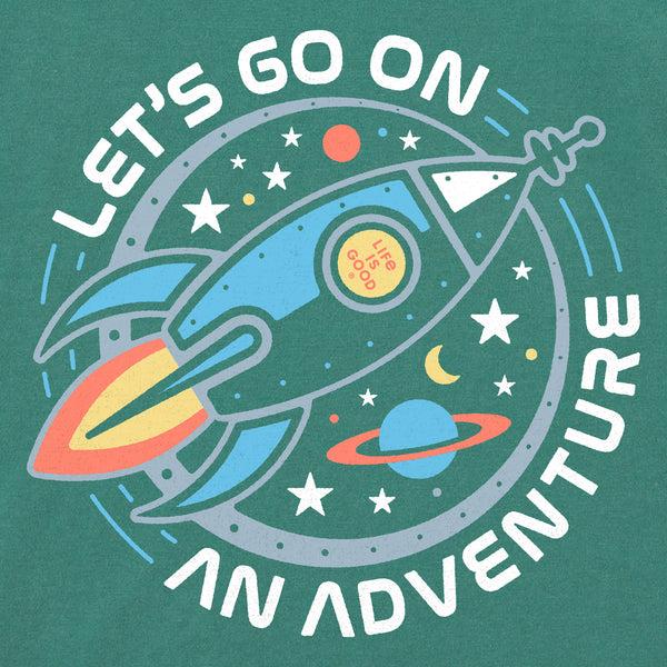 Life Is Good Kids Let's Go On An Adventure Short Sleeve Crusher Tee