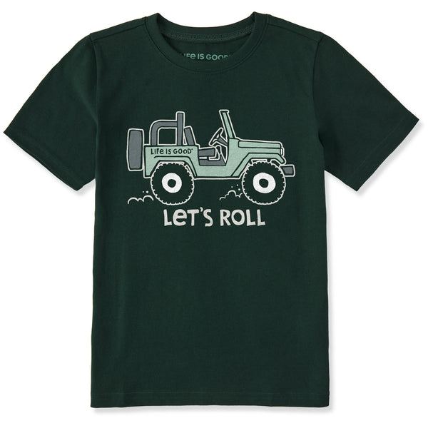 Life Is Good Kids Let's Roll ATV Short Sleeve Crusher Tee