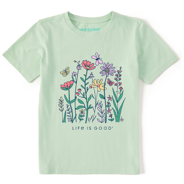 Life Is Good Kids Life Is Good Butterfly Garden Short Sleeve Crusher Tee