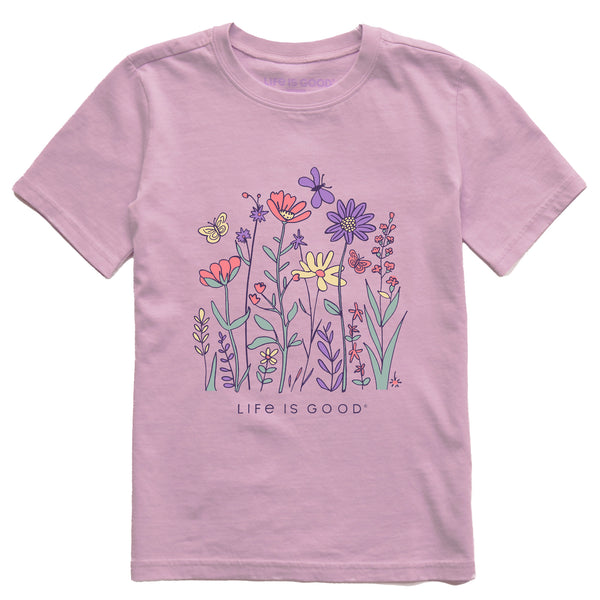 life is good Kids Life is Good Butterfly Garden Short Sleeve Crusher Tee