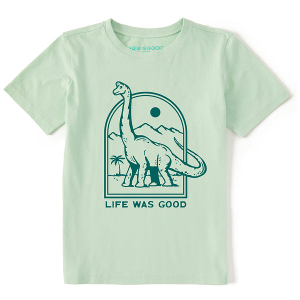 life is good Kids Life Was Good Dinosaur Short Sleeve Crusher Tee