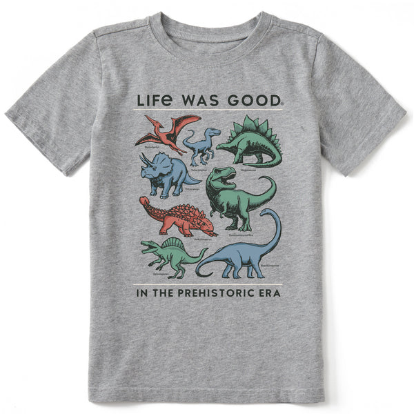 life is good Kids Life was Good Prehistoric Era Short Sleeve Crusher Tee