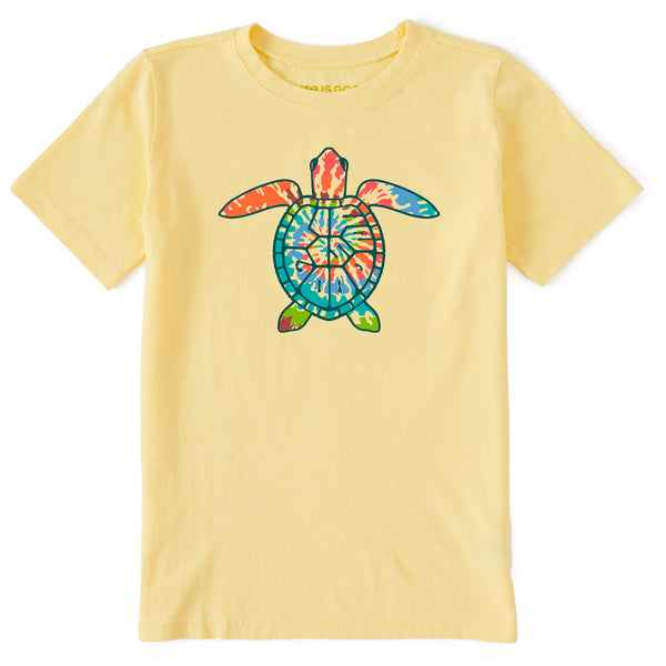 life is good Kids LIG Turtle Shell Tie Dye Short Sleeve Crusher Tee
