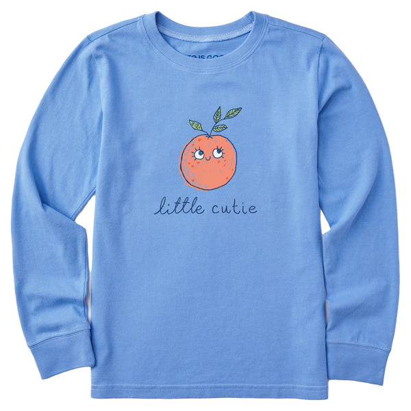 life is good Kids Little Cutie Long Sleeve Crusher Tee