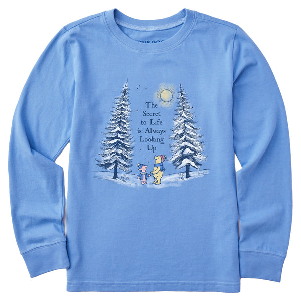 life is good Kids Looking Up Winnie u0026 P Long Sleeve Crusher Tee