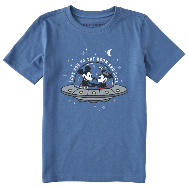life is good Kids Love You to the Moon and Back Short Sleeve Crusher Tee