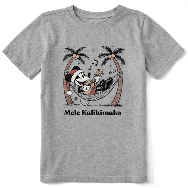 life is good Kids Mele Kalikimaka Willie Short Sleeve Crusher Tee