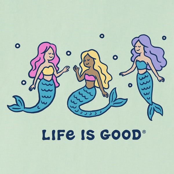 Life Is Good Kids Mermaid Trio Short Sleeve Crusher Tee