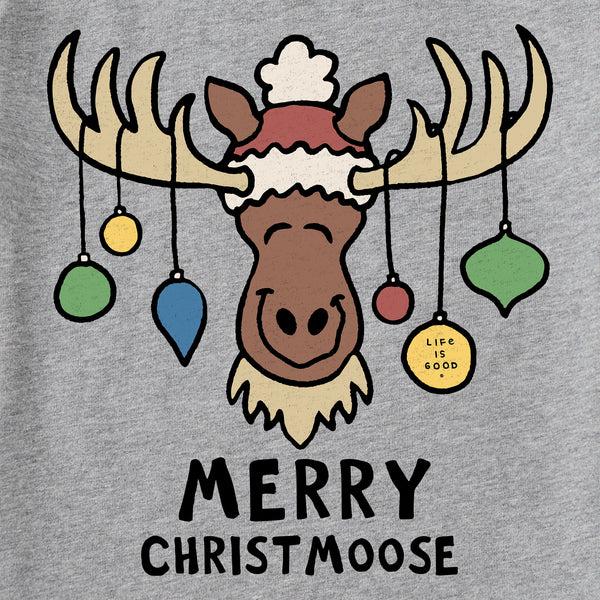 Life Is Good Kids Merry Christmoose Ornaments Vintage Long Sleeve Crusher Tee