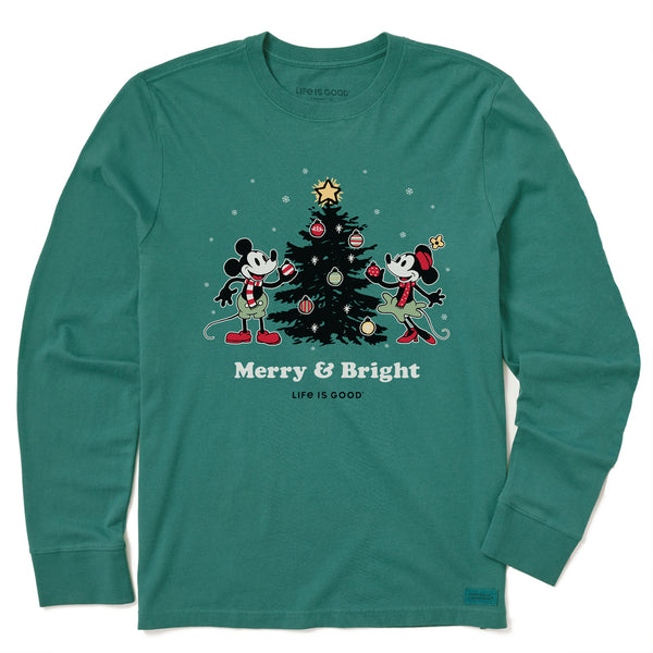 life is good Kids Merry u0026 Bright Willie Xmas Tree Long Sleeve Crusher Tee