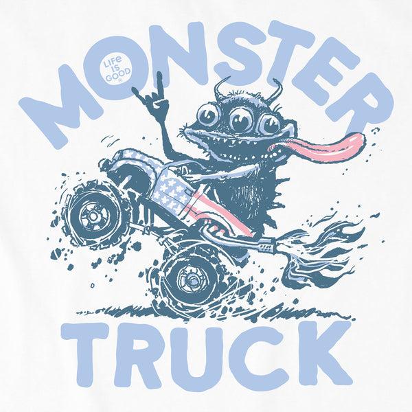 Life Is Good Kids Monster Truck Ride Short Sleeve Crusher Tee