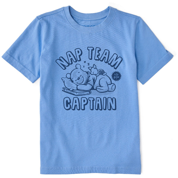 life is good Kids Nap Team Captain Winnie Short Sleeve Crusher Tee