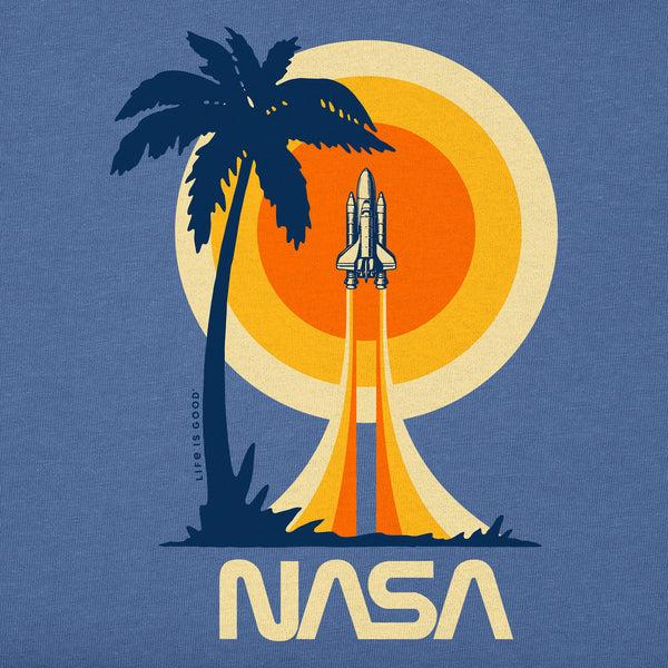 Life Is Good Kids NASA Beach Launch Short Sleeve Crusher Tee