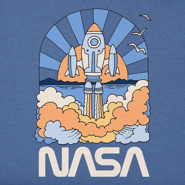 Life Is Good Kids NASA Blast Off Short Sleeve Crusher Tee