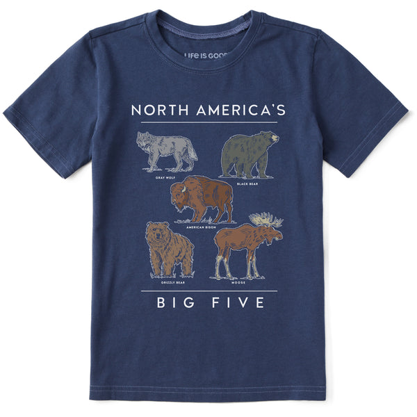 life is good Kids North America's Big 5 Short Sleeve Crusher Tee