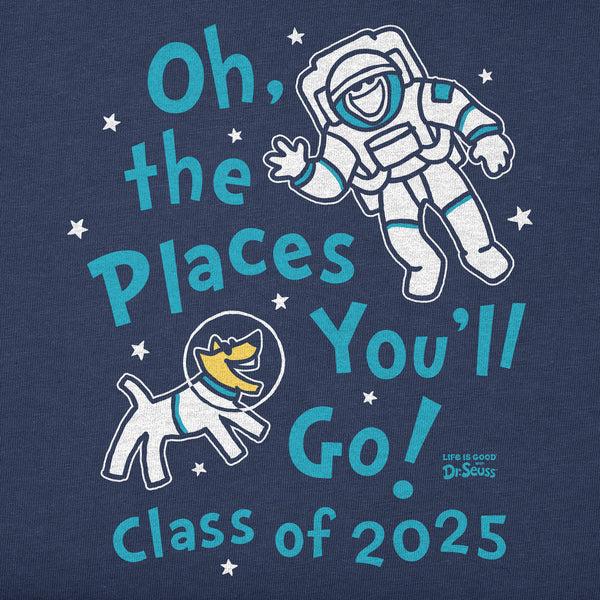 Life Is Good Kids Oh The Places You'll Go In Space 2025 Short Sleeve Crusher Tee