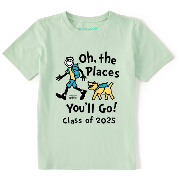 life is good Kids Oh the Places You'll Hike 2025 Short Sleeve Crusher Tee