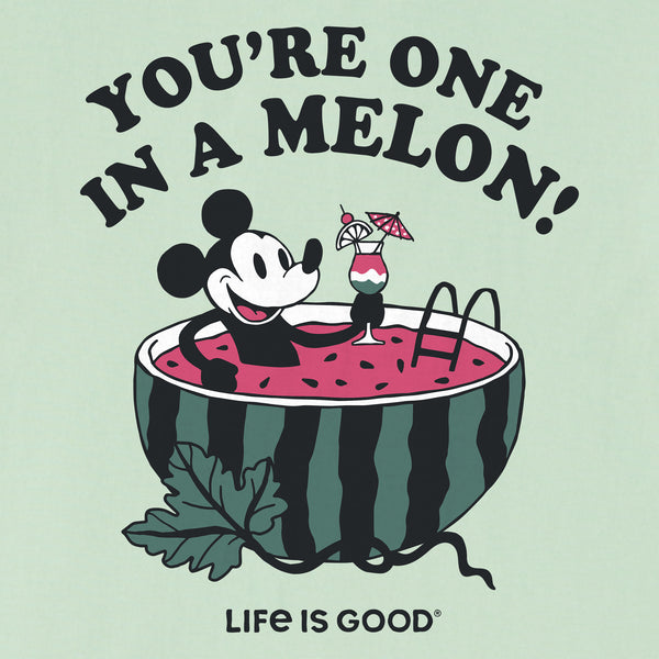 Life Is Good Kids One In A Melon Steamboat Willie Short Sleeve Crusher Tee