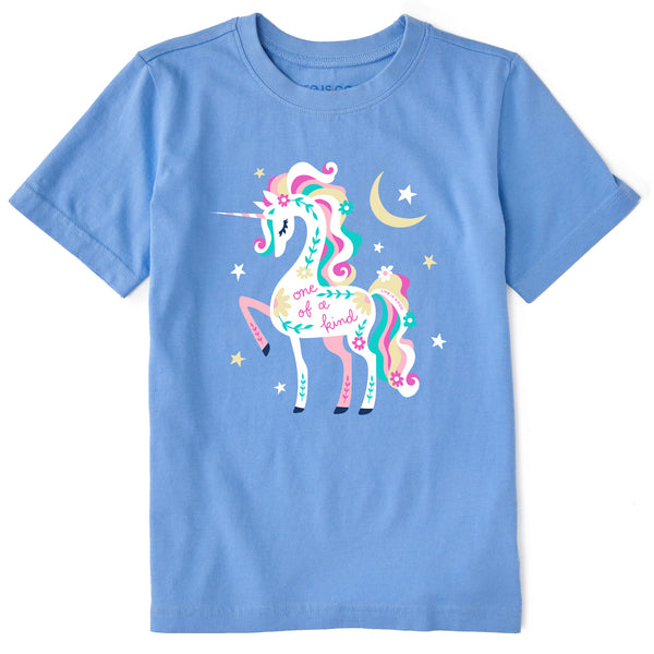 Life Is Good Kids One Of A Kind Unicorn Short Sleeve Crusher Tee