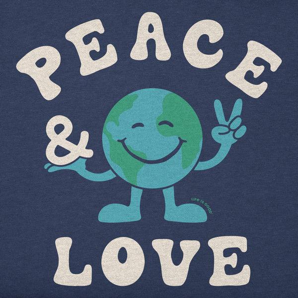 Life Is Good Kids Peace U0026 Love Earth Short Sleeve Crusher Tee