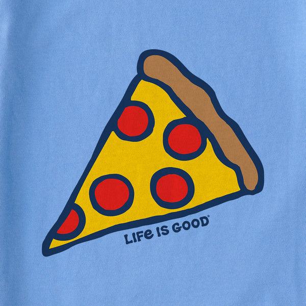 Life Is Good Kids Pepperoni Pizza Short Sleeve Crusher Tee
