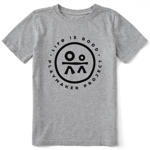 Life Is Good Kids Playmaker Project Giving Short Sleeve Crusher Tee