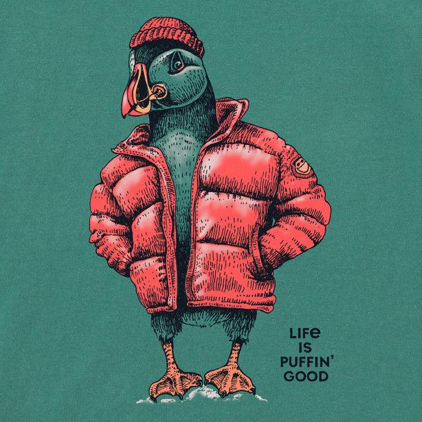 Life Is Good Kids Puffin Good Long Sleeve Crusher Tee