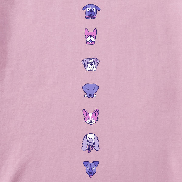 Life Is Good Kids Pups Party Long Sleeve Crusher Tee