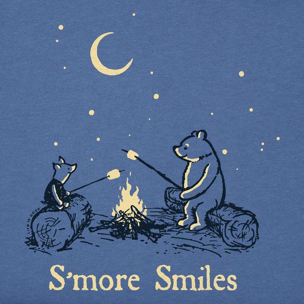 Life Is Good Kids S'more Smiles Winnie Short Sleeve Crusher Tee