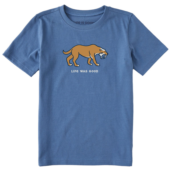 life is good Kids Saber Tooth Short Sleeve Crusher Tee