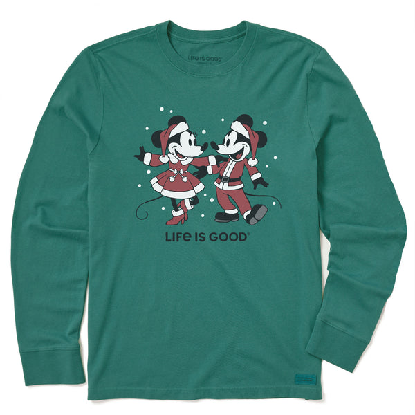 life is good Kids Santa Willie Dancers Long Sleeve Crusher Tee