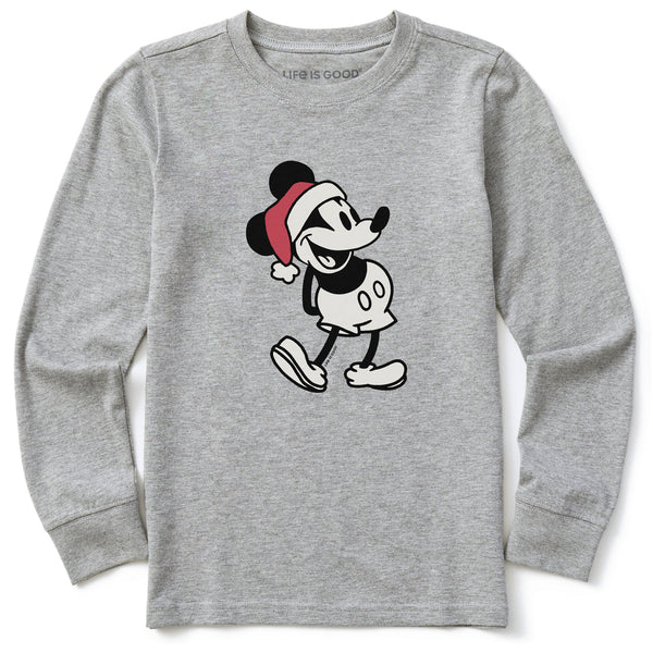 life is good Kids Santa Willie Long Sleeve Crusher Tee