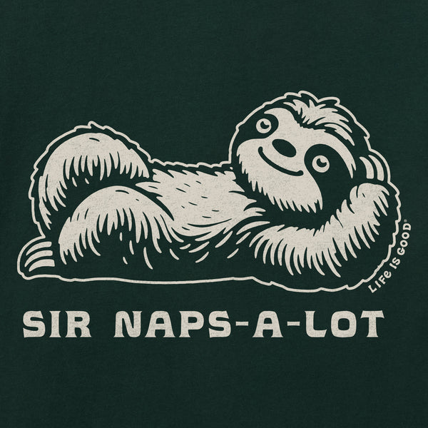 Life Is Good Kids Sir Naps-a-lot Short Sleeve Crusher Tee