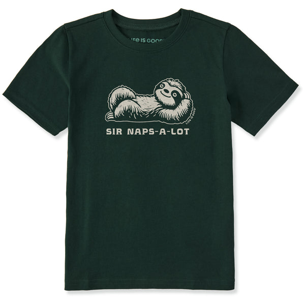 life is good Kids Sir Naps-a-lot Short Sleeve Crusher Tee