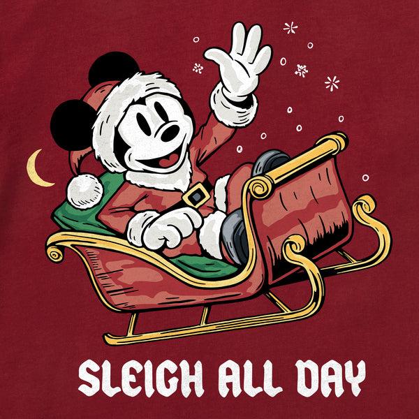Life Is Good Kids Sleigh All Day Santa Long Sleeve Crusher Tee