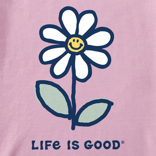 Life Is Good Kids Smile Daisy Short Sleeve Crusher Tee