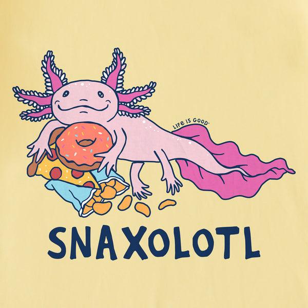 Life Is Good Kids Snaxolotl Short Sleeve Crusher Tee