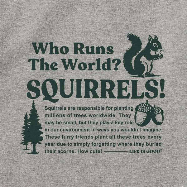 Life Is Good Kids Squirrels Run The World Every Wear Hoodie Sweatshirt