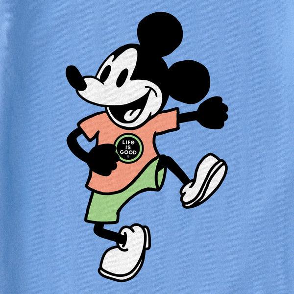 Life Is Good Kids Steamboat Willie Dancing Short Sleeve Crusher Tee
