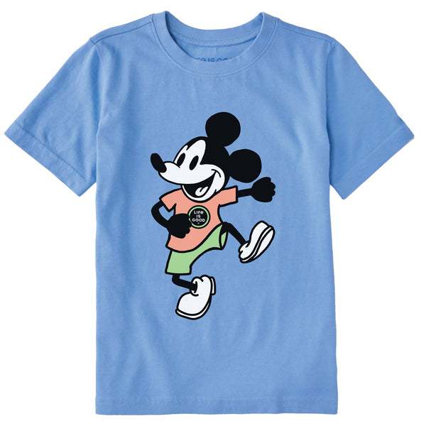 life is good Kids Steamboat Willie Dancing Short Sleeve Crusher Tee
