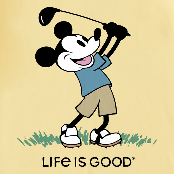 Life Is Good Kids Steamboat Willie Golf Short Sleeve Crusher Tee