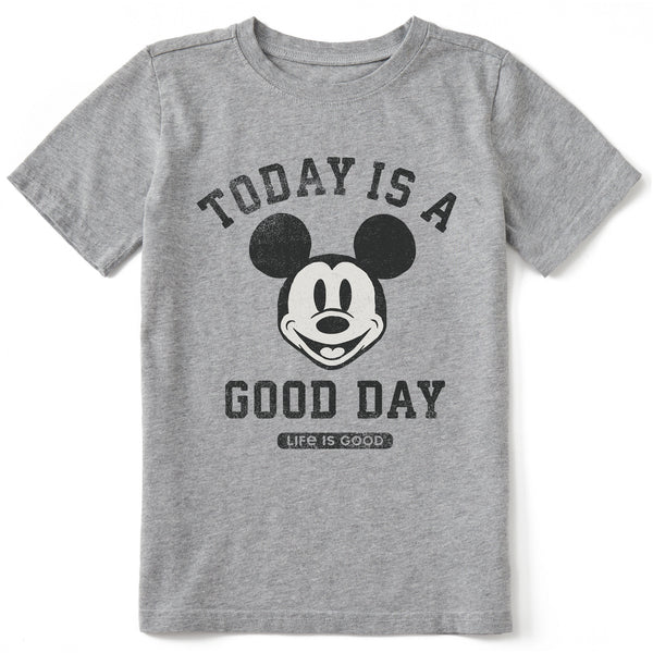 life is good Kids Steamboat Willie Good Day Short Sleeve Crusher Tee