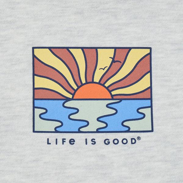 Life Is Good Kids Sun Ocean Icon Simply True Fleece Crew